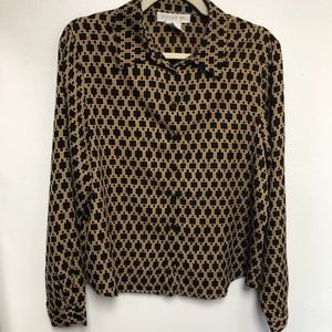 Jones New York | Tops | Jones New York Silk Button Down Blouse | Poshmark
